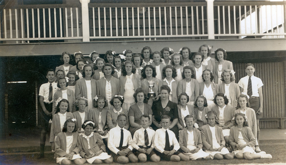 Silkstone State School Choir, Silkstone, Ipswich, c.1950