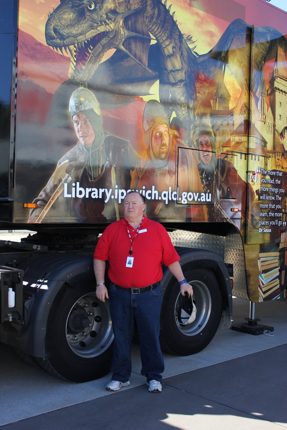 Launch event for the new Ipswich Mobile Library, Workshops Rail Museum, North Ipswich, July 2016