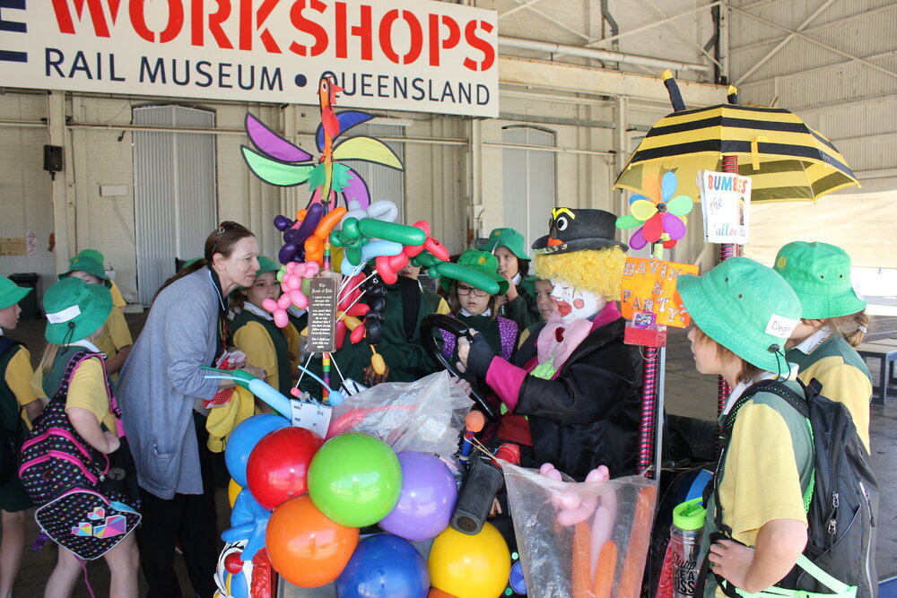Launch event for the new Ipswich Mobile Library, Workshops Rail Museum, North Ipswich, July 2016
