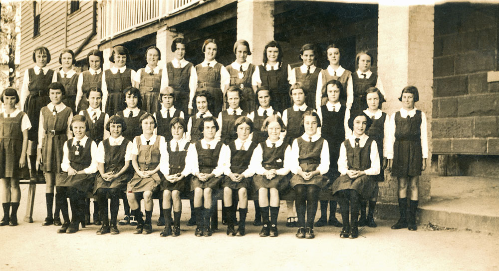 Class from St Mary's Catholic School, Ipswich, 1938-1939