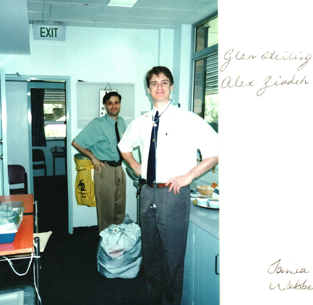 MIDWIFERY Scrapbook 1991 TO 1998, Glen Stirling, Alex Ziadeh, c1995.