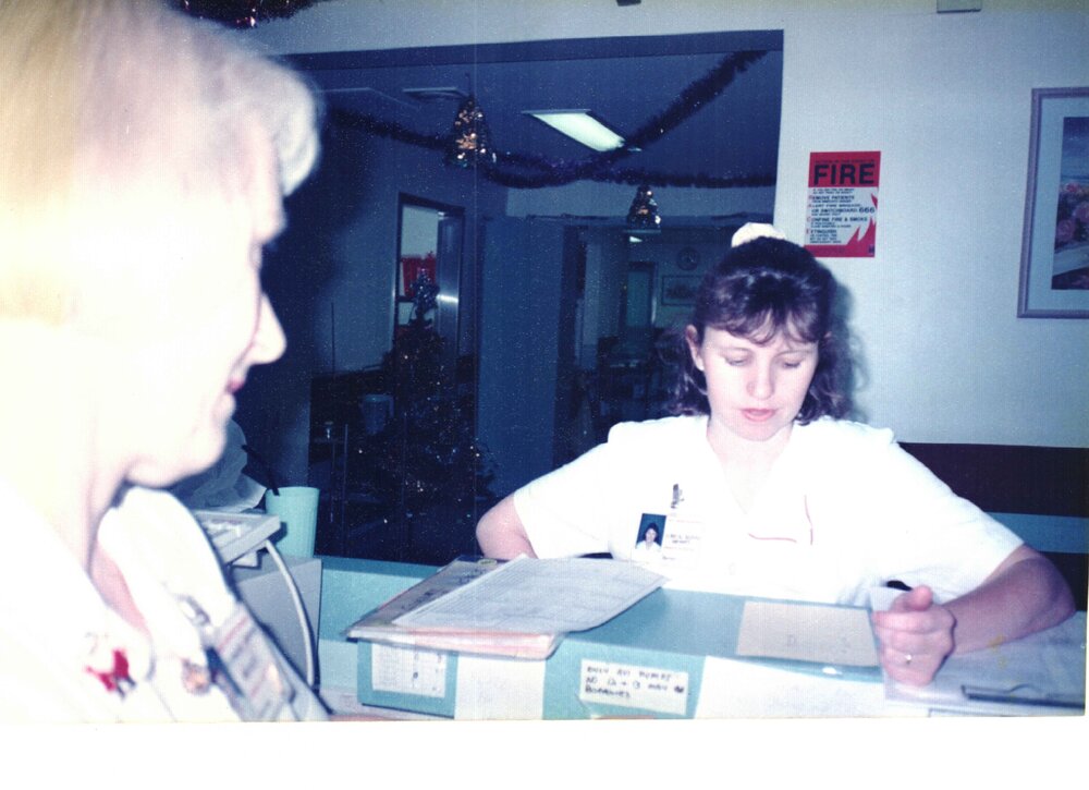 MIDWIFERY Scrapbook 1991 TO 1998, unidentified maternity staff, c1995 