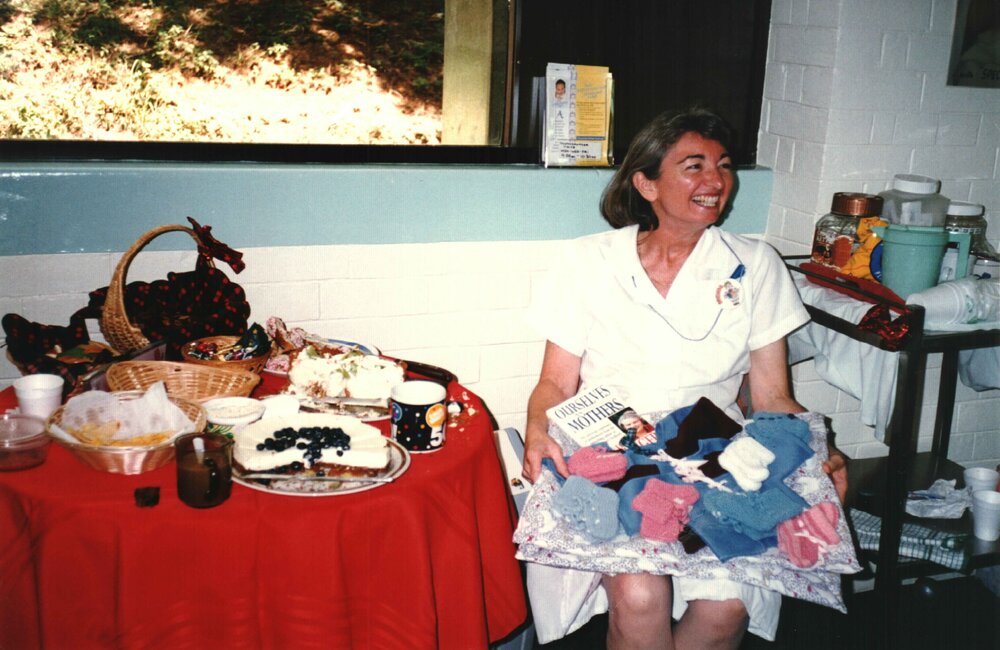 MIDWIFERY Scrapbook 1991 TO 1998 staff celebration c1995