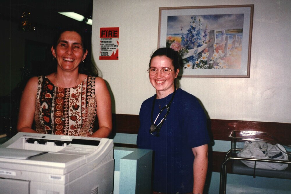MIDWIFERY Scrapbook 1991 TO 1998, unidentified maternity staff, c1995 