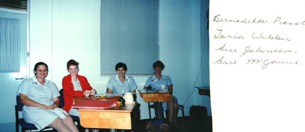 MIDWIFERY Scrapbook 1991 TO 1998, Bernadette Piccoto, Tania Webber, Sue Johnston, Sue McGaruie, c1995