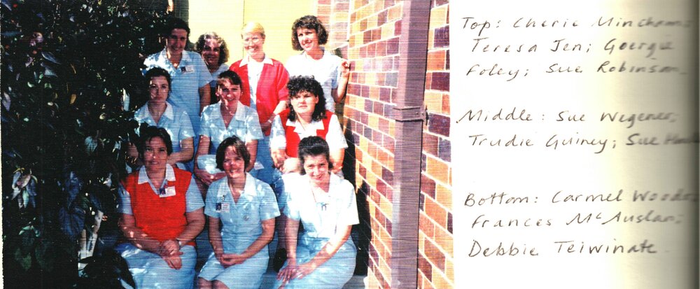 MIDWIFERY Scrapbook 1991 TO 1998 midwifery staff c1993