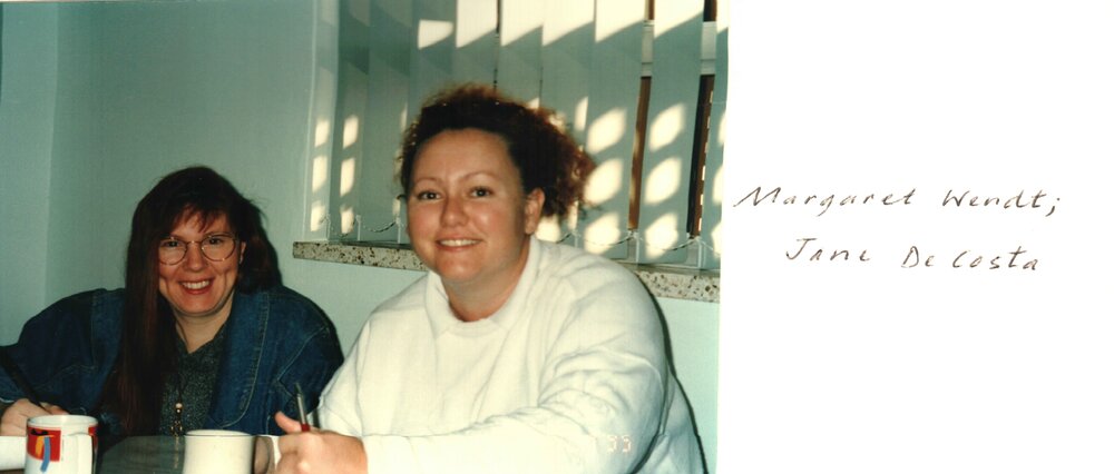 MIDWIFERY Scrapbook 1991 TO 1998 Margaret Wendt, Jane De Costa, 05.07.1995;