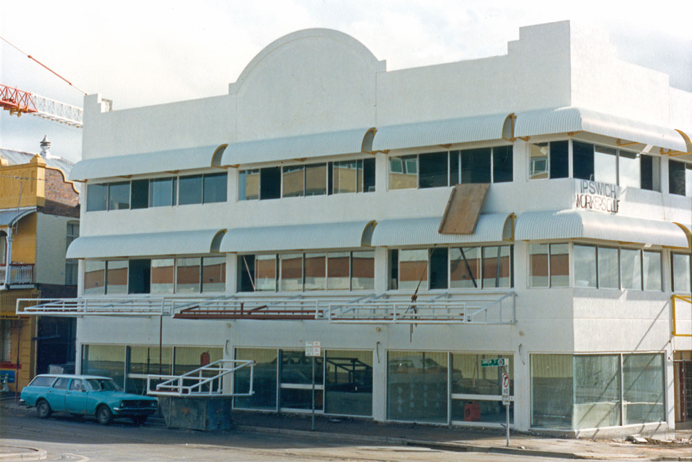 Offices being constructed on Union Place, Ipswich, c.1987