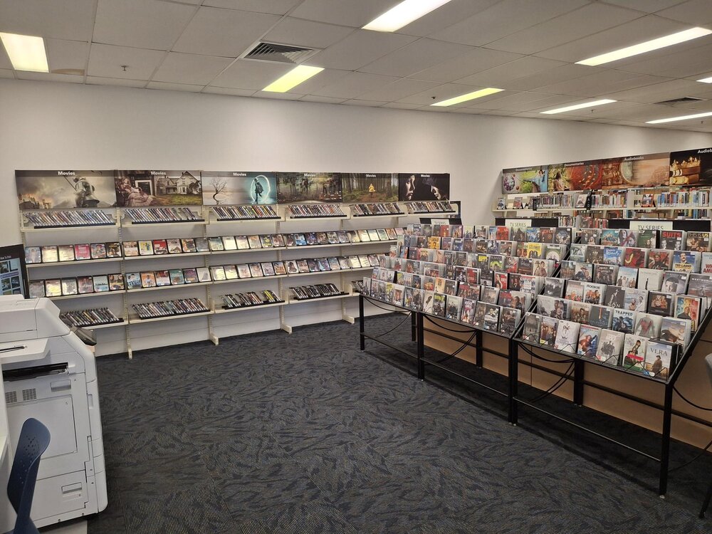 Redbank Plaza Library, prior to renovations, Ipswich, August 2025