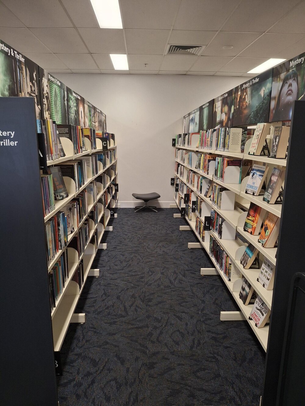 Redbank Plaza Library, prior to renovations, Ipswich, August 2025