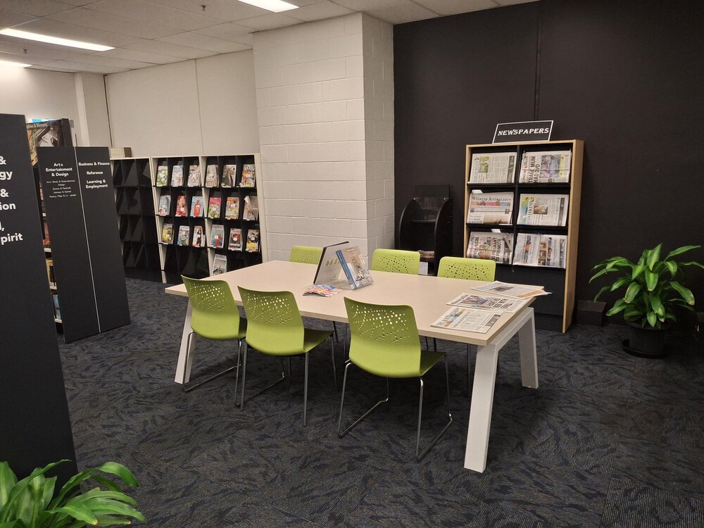 Redbank Plaza Library, prior to renovations, Ipswich, August 2025