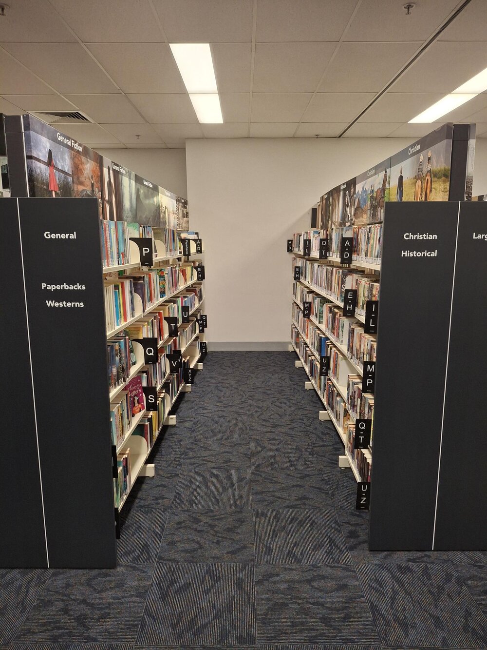 Redbank Plaza Library, prior to renovations, Ipswich, August 2025
