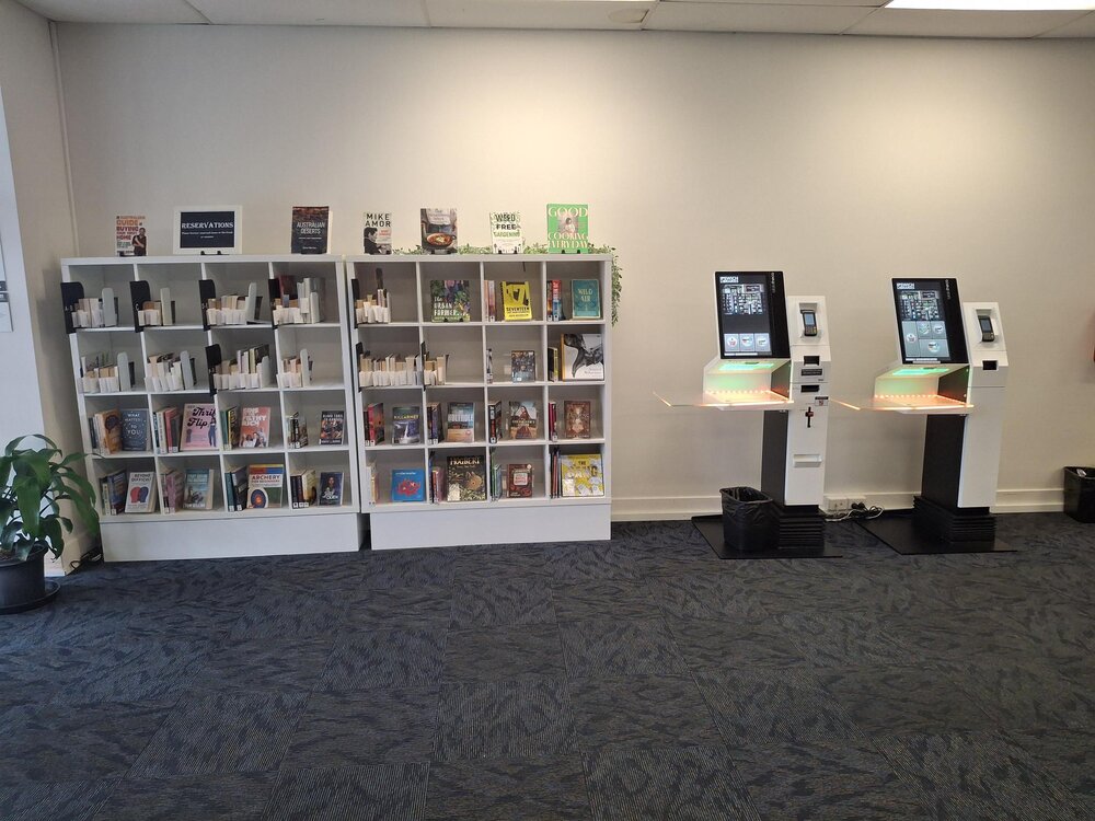 Redbank Plaza Library, prior to renovations, Ipswich, August 2025