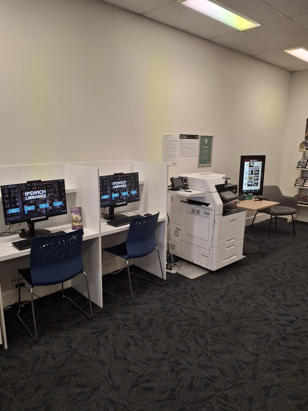 Redbank Plaza Library, prior to renovations, Ipswich, August 2025