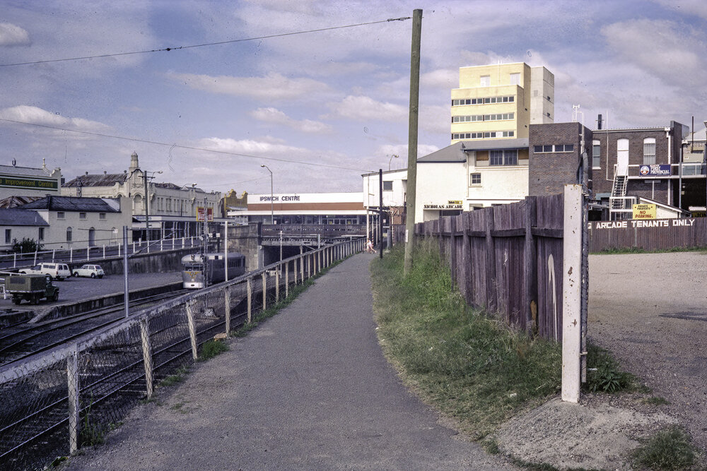East and West views of Bottle Alley, Ipswich, September 1985
