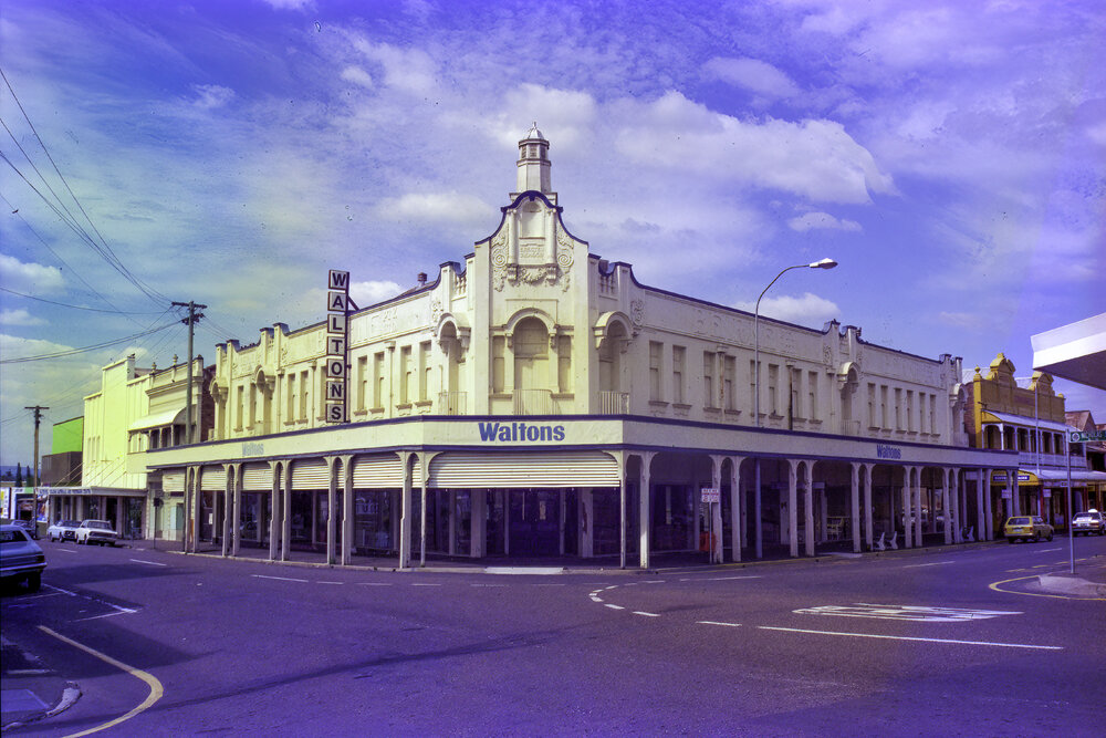 Waltons Department Store, corner of Nicholas and Union Streets, Ipswich, September 1985