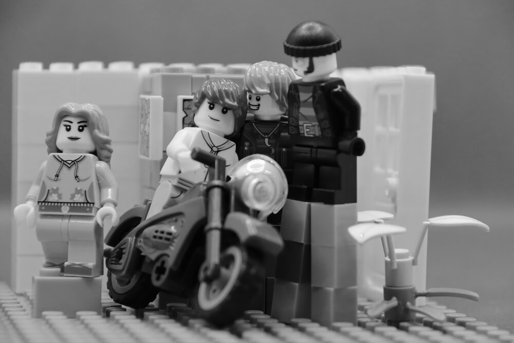 Brickswich version of Scene from 'Clearway' play written by Vivienne Welburn, performed by Ipswich Little Theatre, Ipswich, 1973