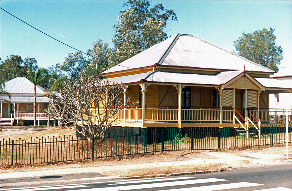 Burnett Street, nos. 23 and 21, Sadliers Crossing, Ipswich, 1991
