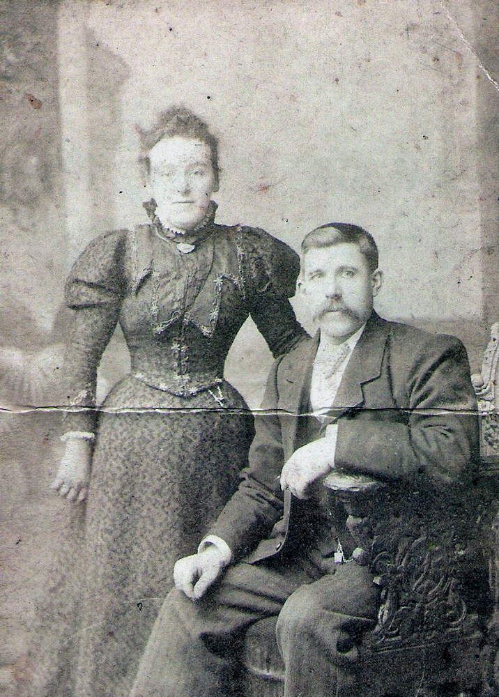 Lawson and Elizabeth Crichton (nee Hutton), Scotland, c.1900