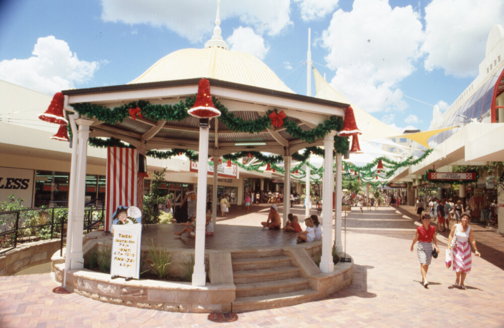 Bandstand, Nicholas Street Mall, Ipswich, December 1988