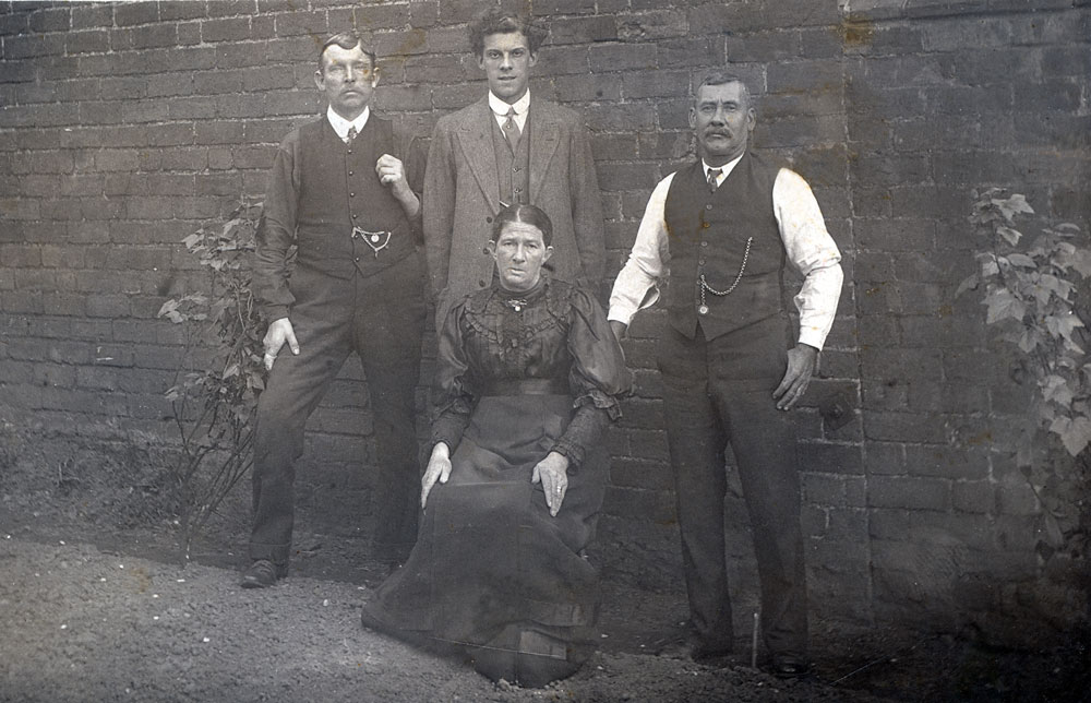 Joseph and Ann Sophia Harris (on right), Ipswich, 1920s