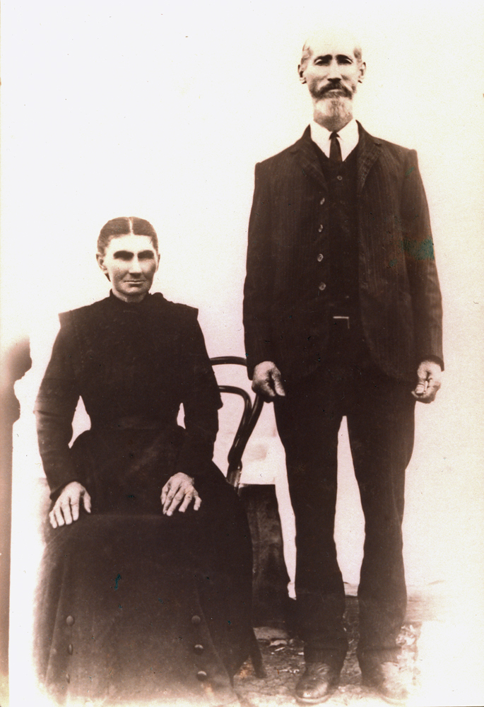 Portrait of Johann Jost and Auguste (nee Weber) Goebel, Ipswich, 1910