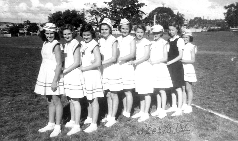 Sports IV Basketball Club Team, Browns Park, North Ipswich, c.1946