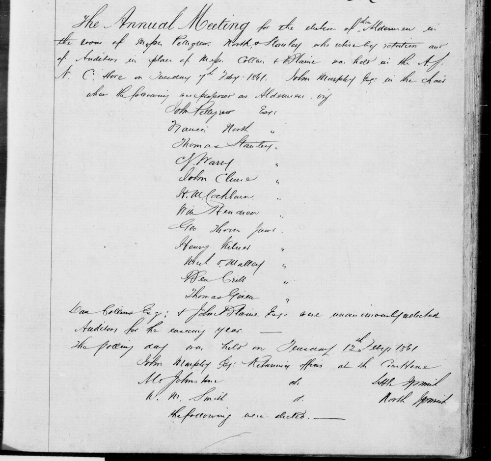 1861 Ipswich Municipal Council Minutes