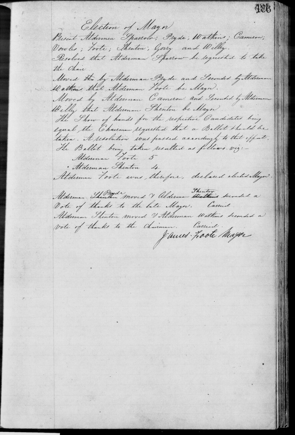 1870 Ipswich Municipal Council Minutes