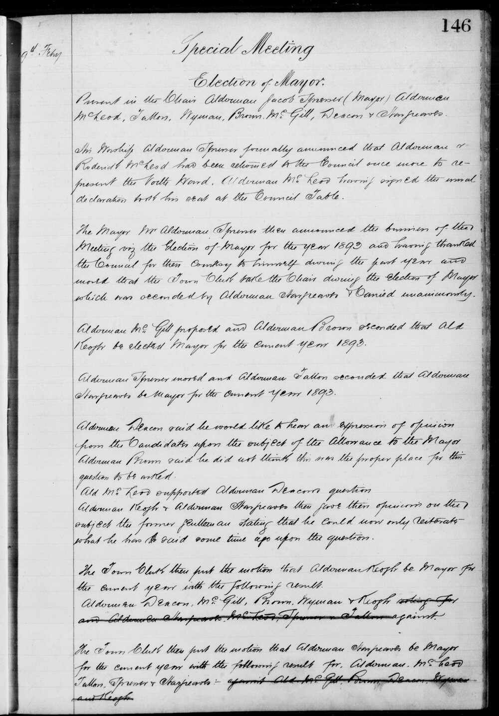 1893 Ipswich Municipal Council Minutes