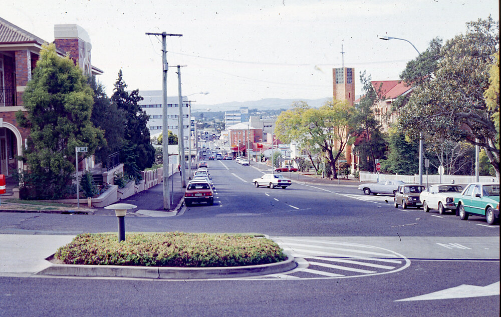 East Street view from front of hospital