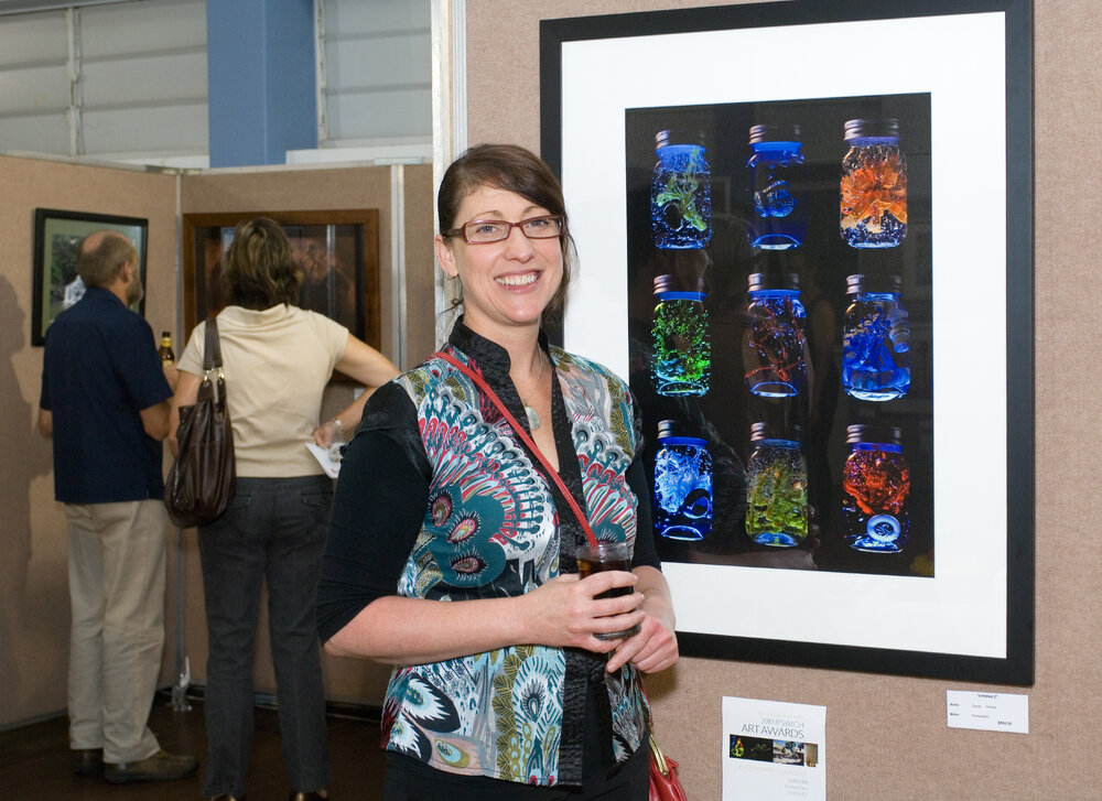 Donna Davis, winner in the photography section, Ipswich Art Awards, 2010 