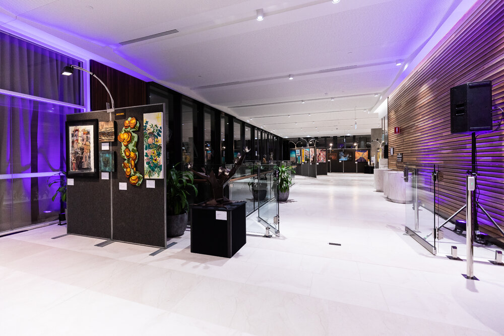 Opening night of the Ipswich Art Awards, 2022