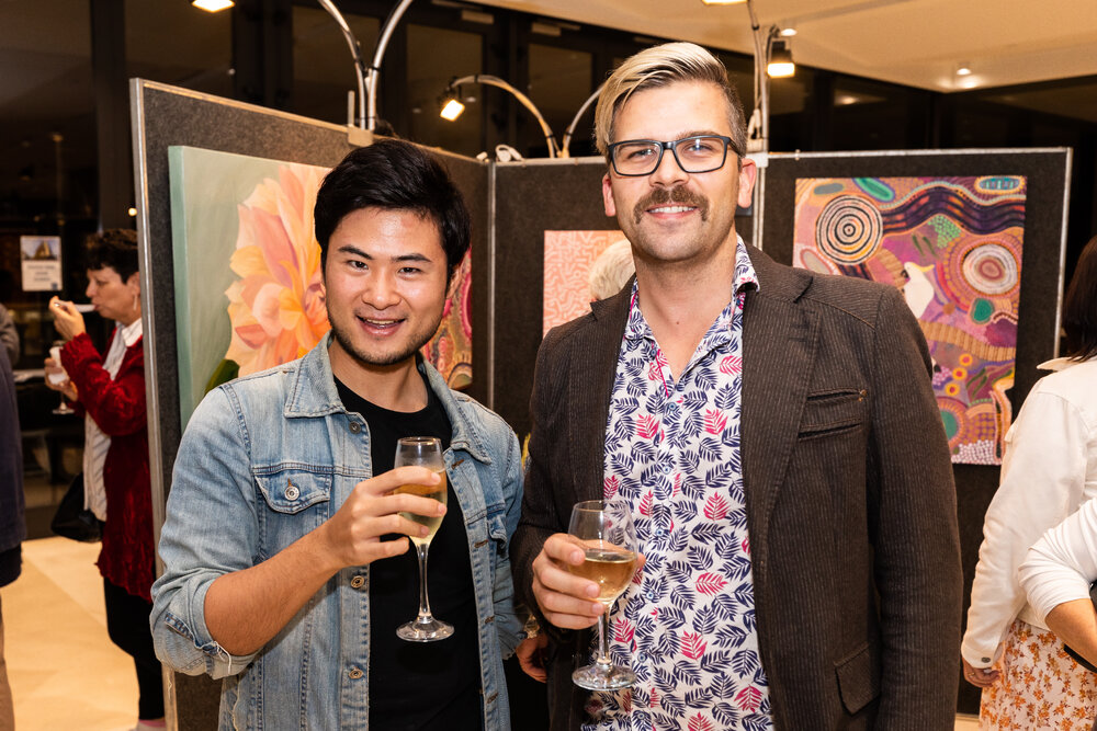 Opening night of the Ipswich Art Awards, 2022