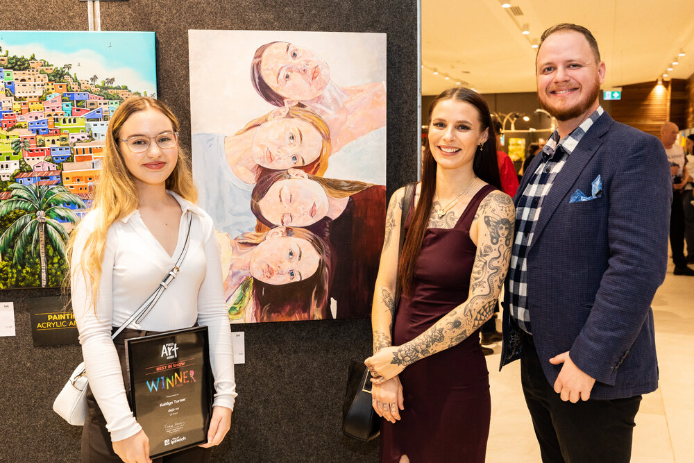 Opening night of the Ipswich Art Awards, 2022