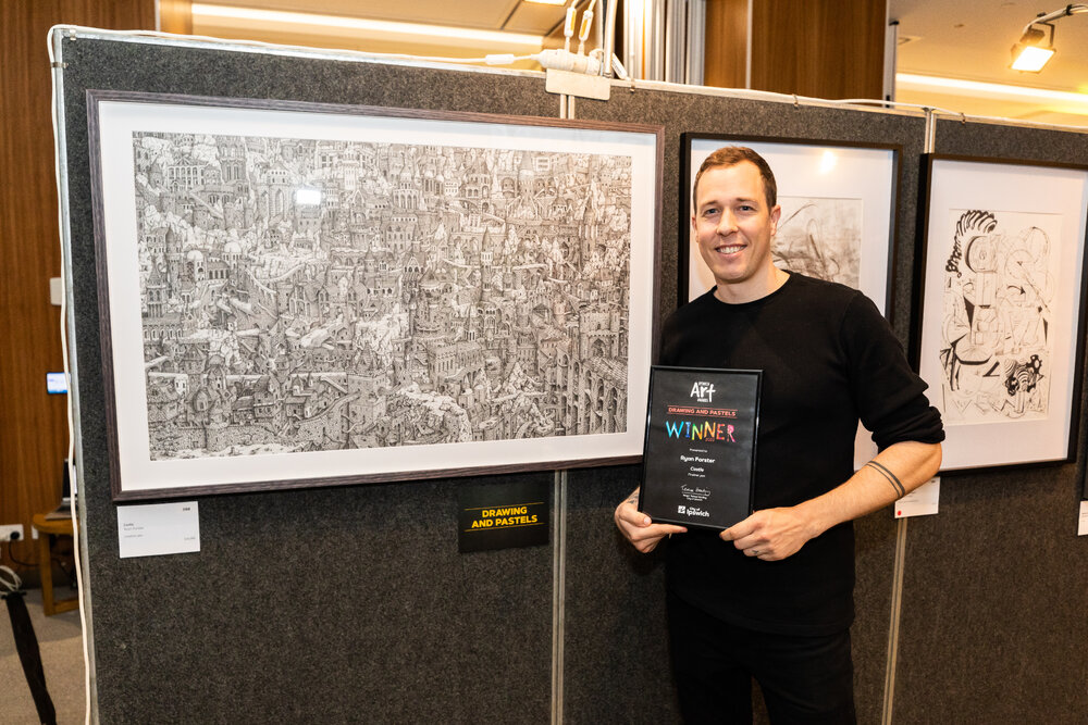 Opening night of the Ipswich Art Awards, 2022