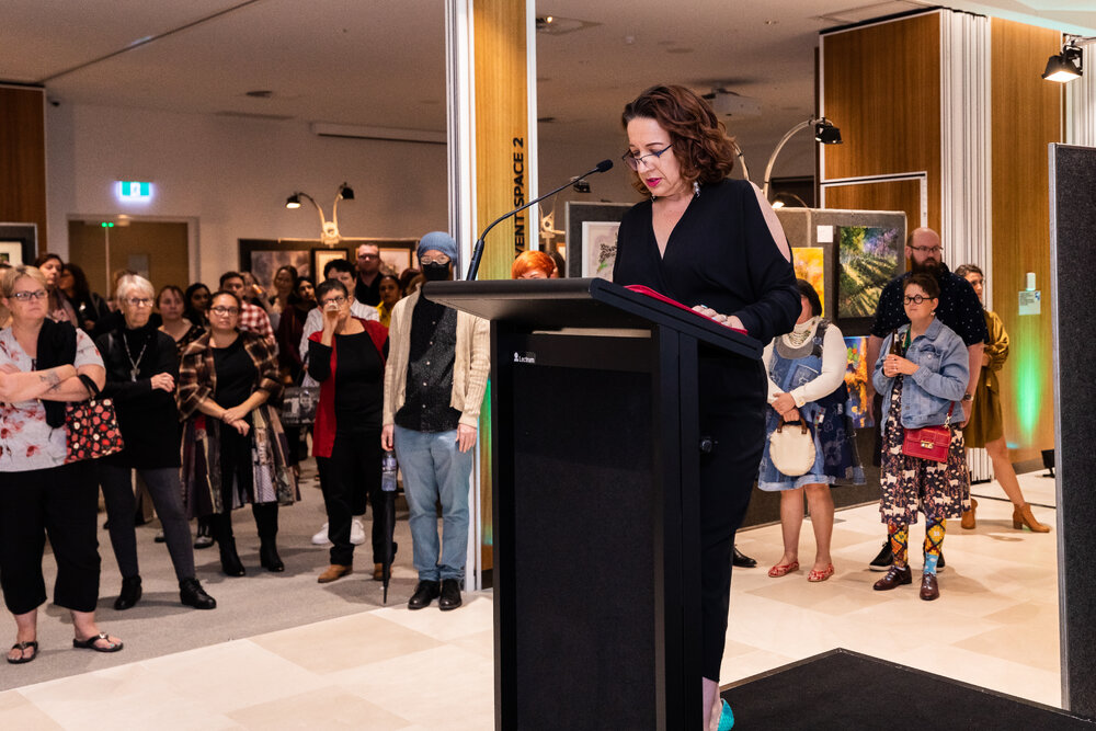 Opening night of the Ipswich Art Awards, 2022