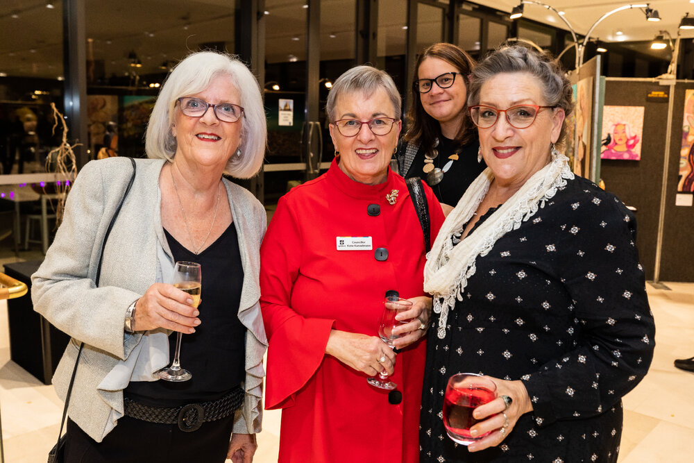 Opening night of the Ipswich Art Awards, 2022