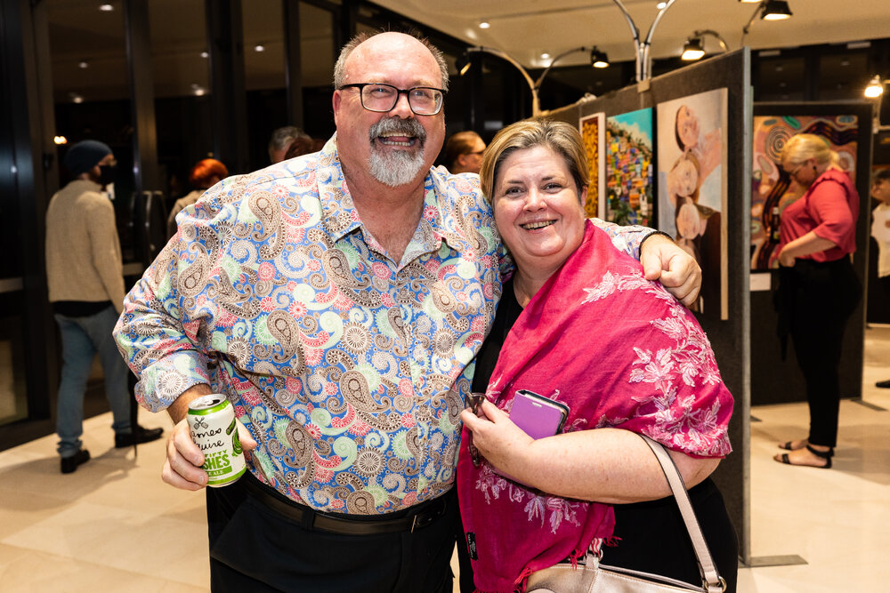 Opening night of the Ipswich Art Awards, 2022
