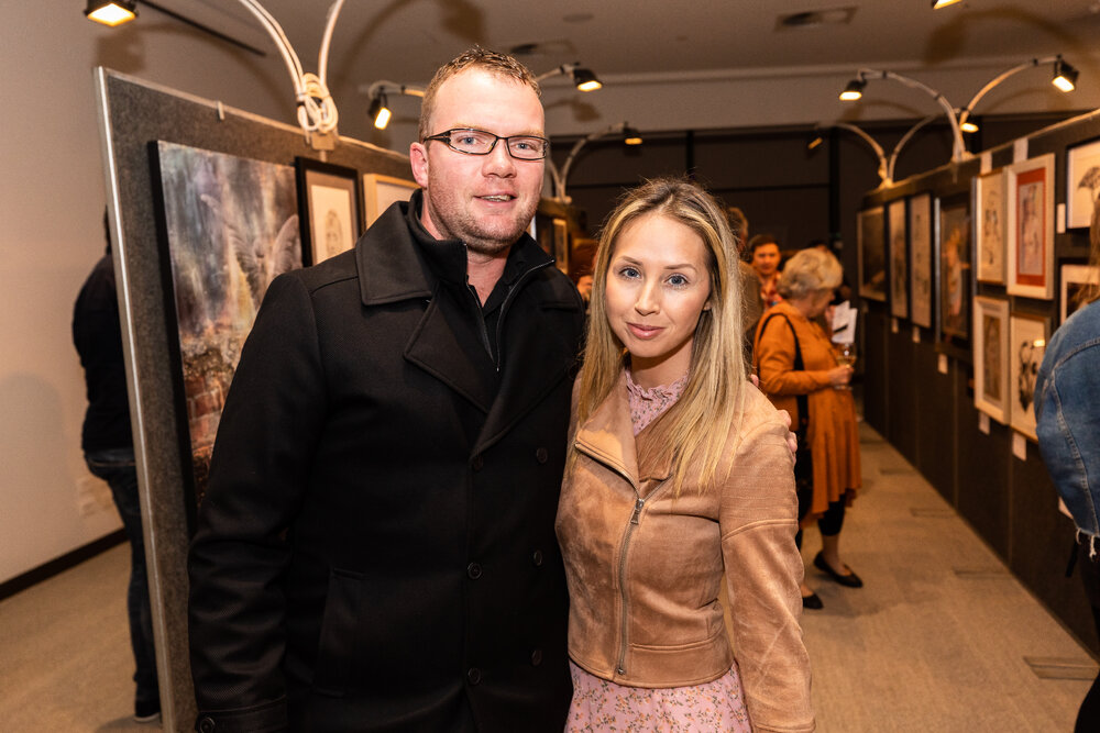 Opening night of the Ipswich Art Awards, 2022