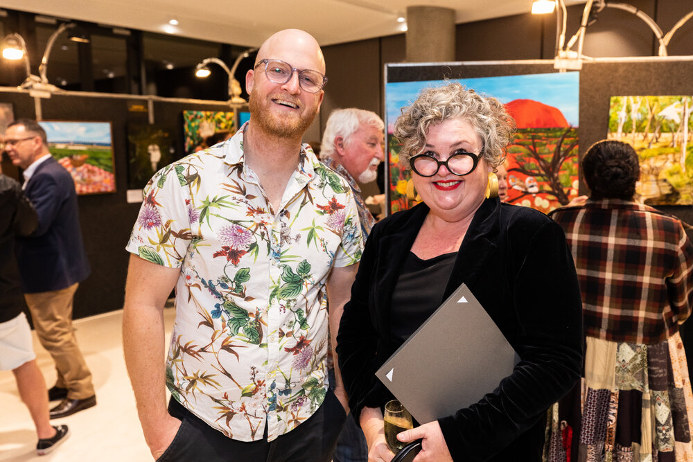 Opening night of the Ipswich Art Awards, 2022