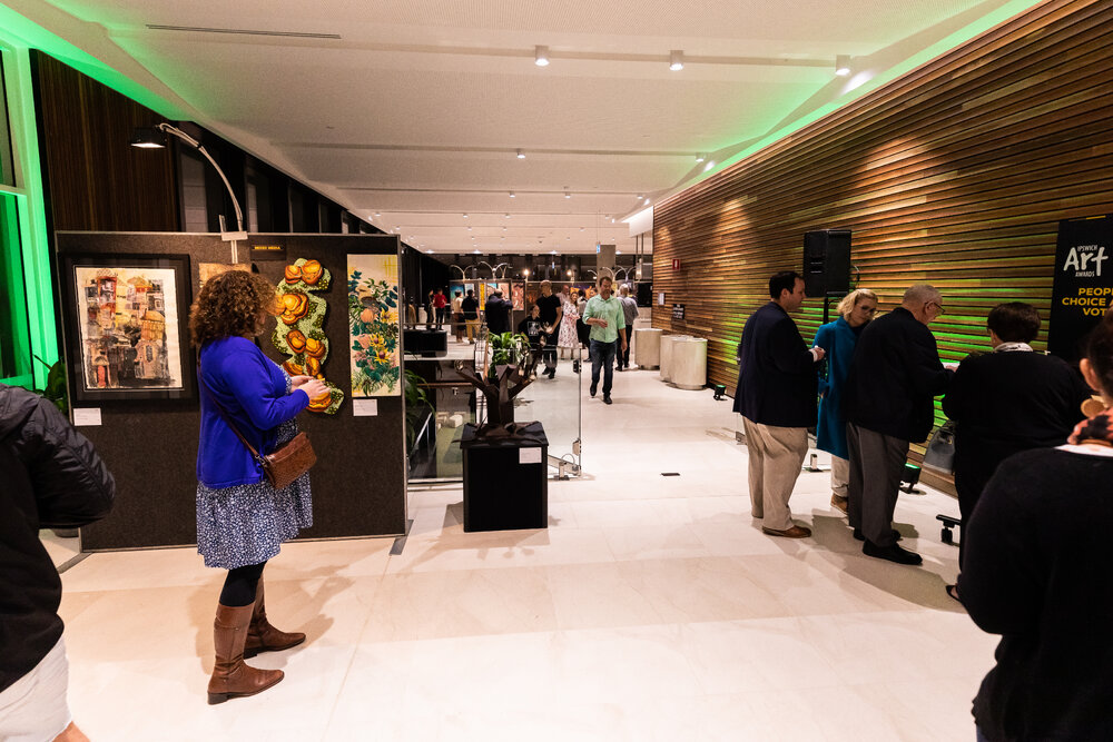 Opening night of the Ipswich Art Awards, 2022