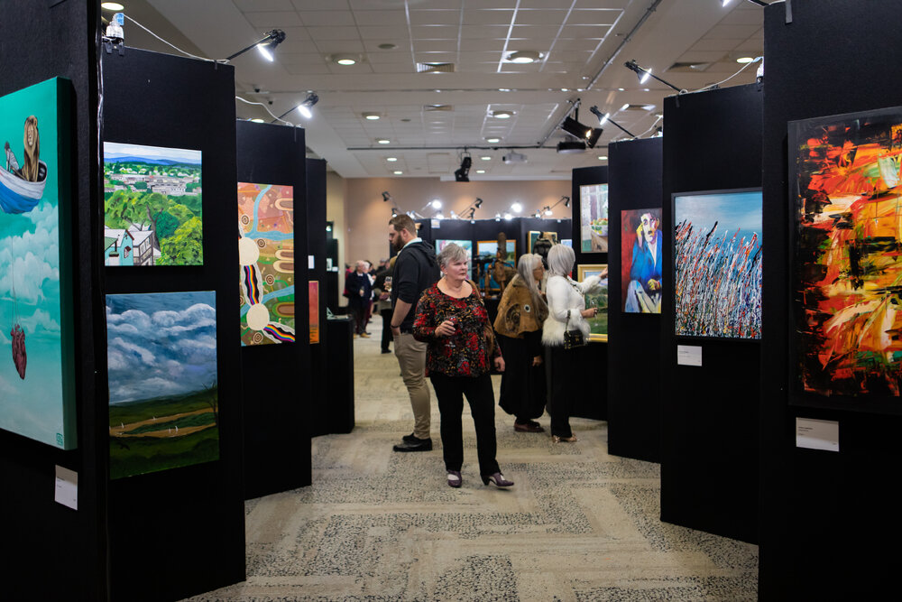 Opening night of the Ipswich Art Awards, 2021