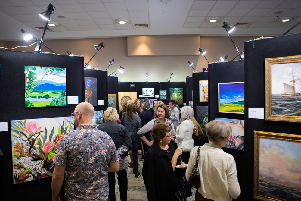 Opening night of the Ipswich Art Awards, 2021