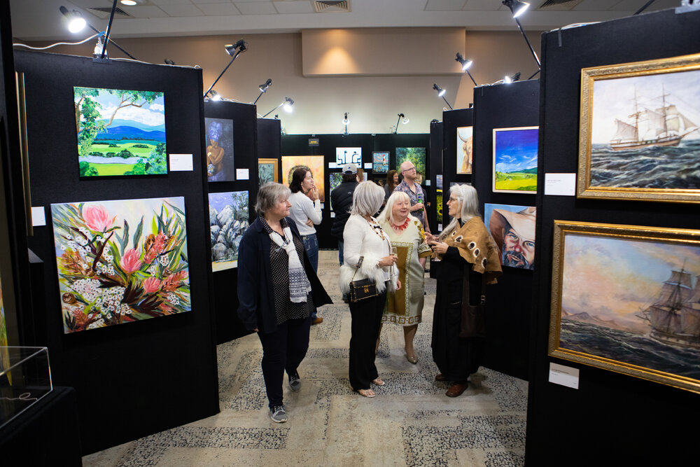 Opening night of the Ipswich Art Awards, 2021