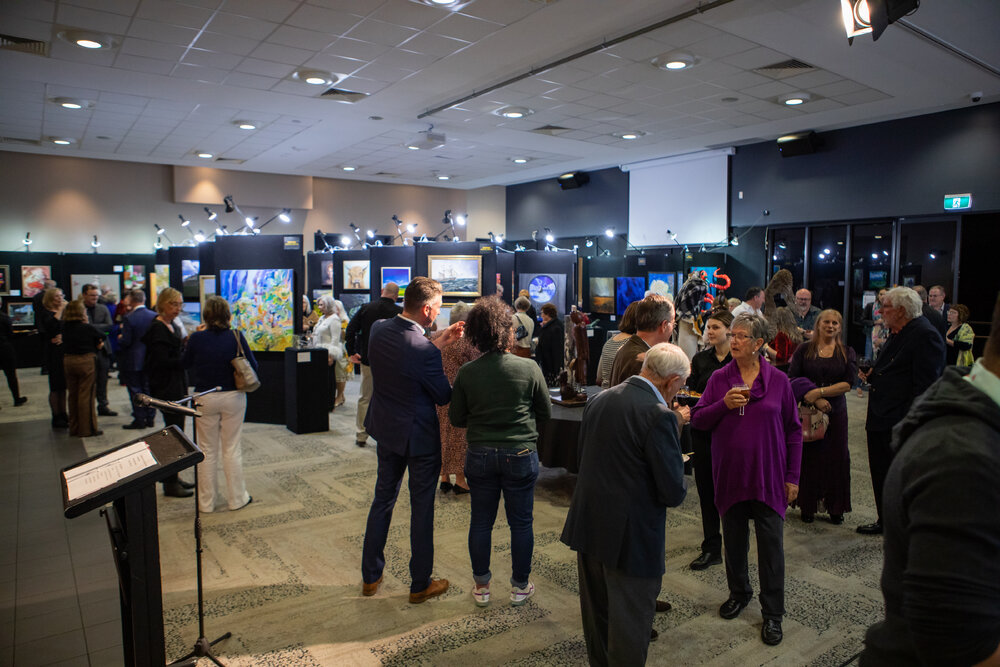 Opening night of the Ipswich Art Awards, 2021