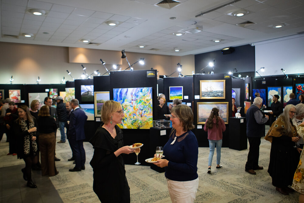 Opening night of the Ipswich Art Awards, 2021