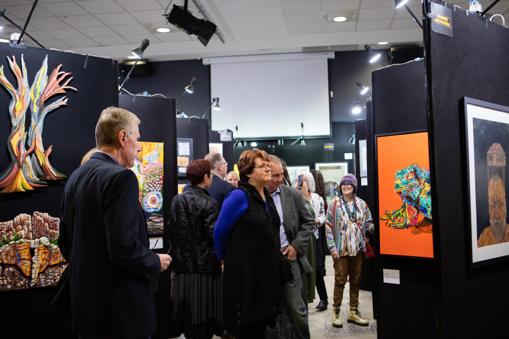 Opening night of the Ipswich Art Awards, 2021