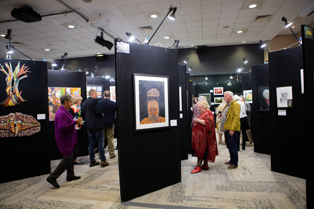 Opening night of the Ipswich Art Awards, 2021