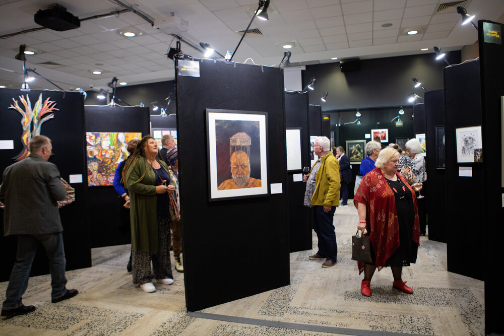 Opening night of the Ipswich Art Awards, 2021